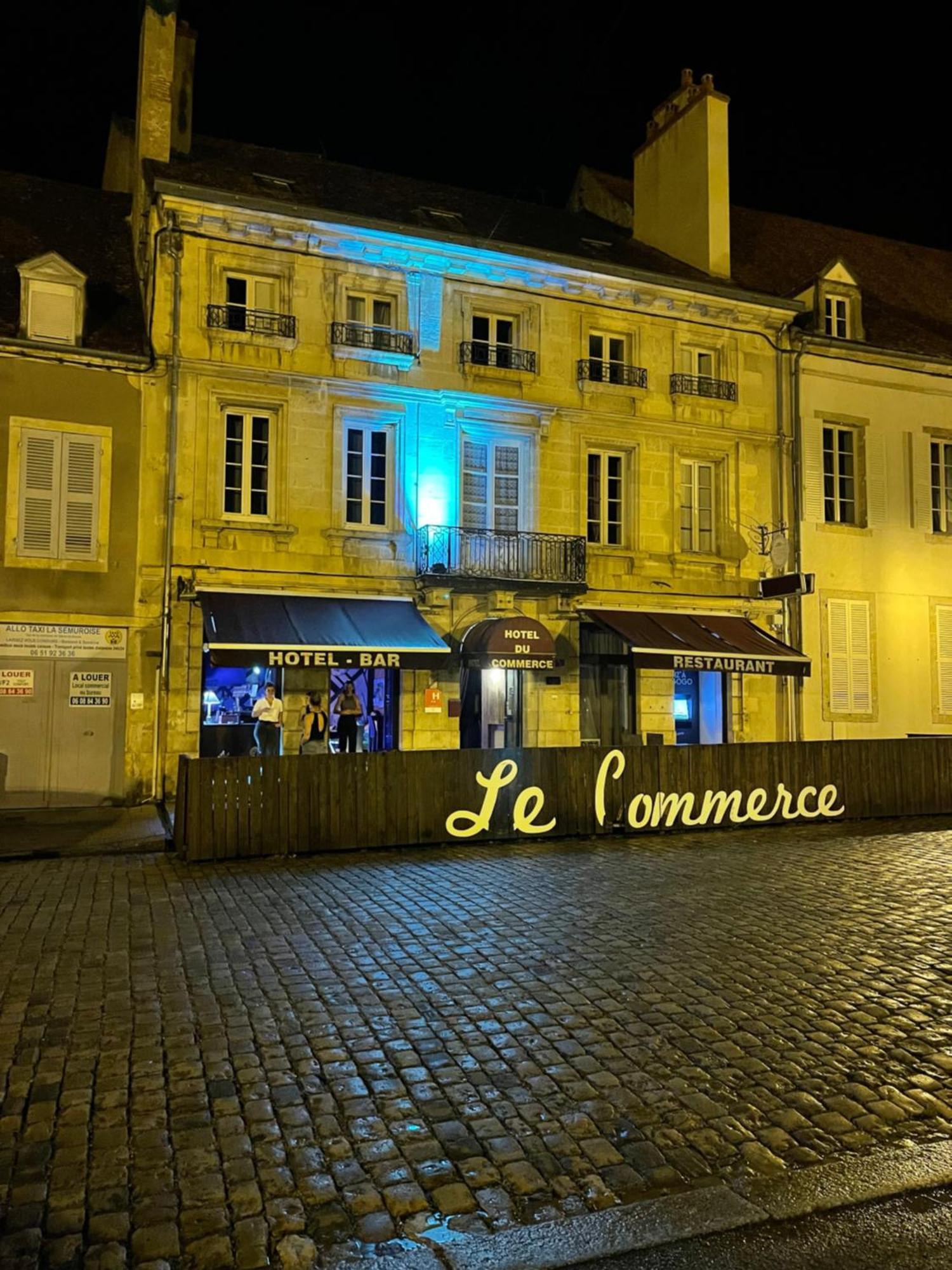 Hotel Du Commerce Semur-en-Auxois Exterior photo